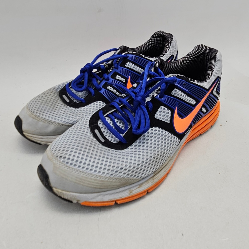 Nike Zoom Structure 16 Mens 11.5 Grey Blue Running Shoes 536843-084 Gym